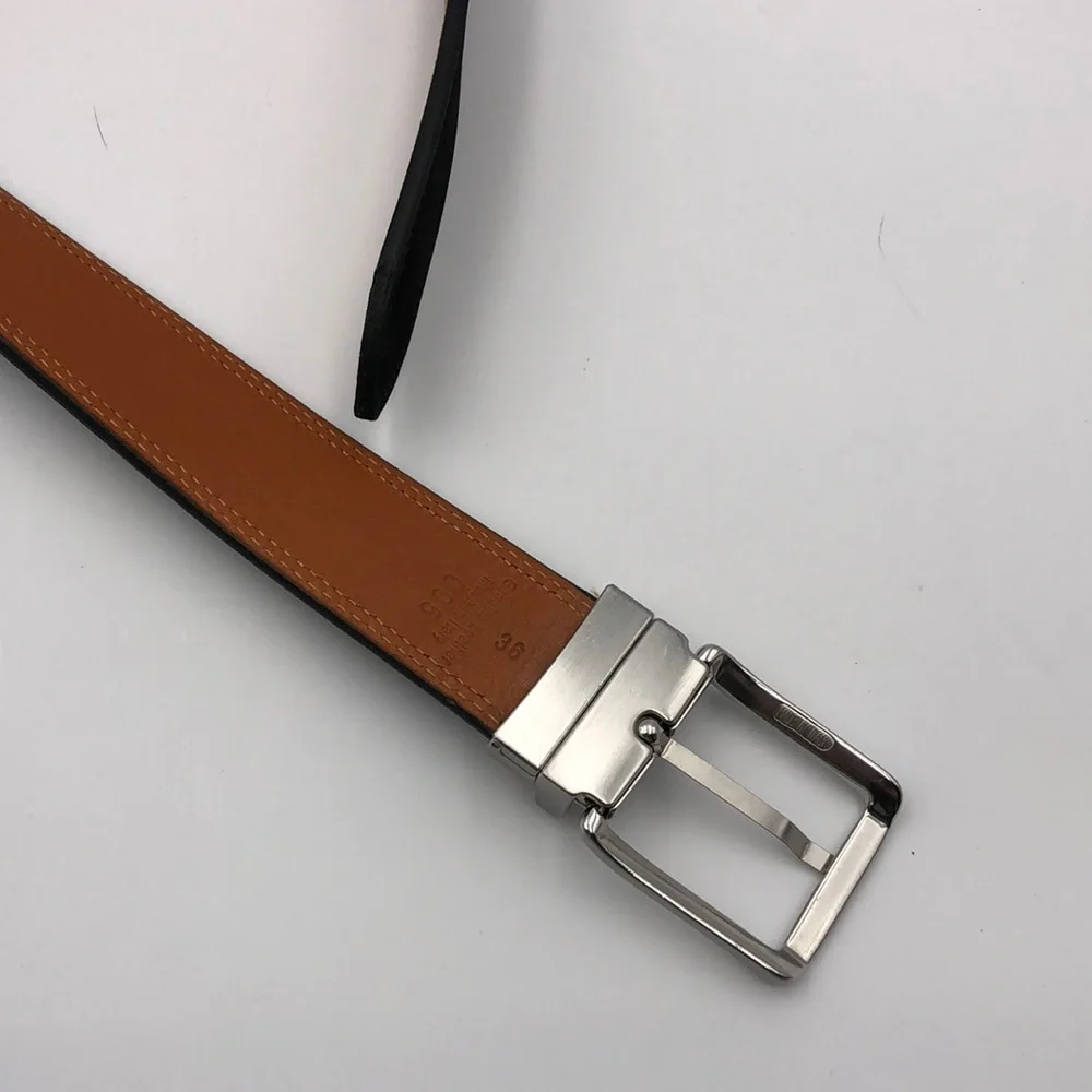 NWOT Officina Artigiana Leather Reversible Belt